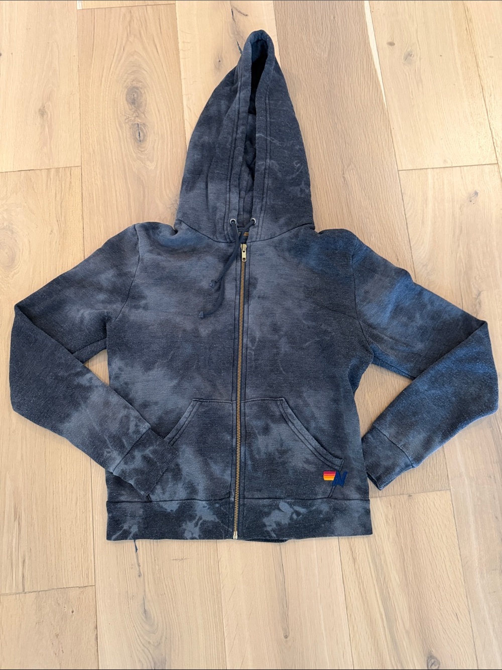 Aviator Nation Tie-Dye Zip Hoodie